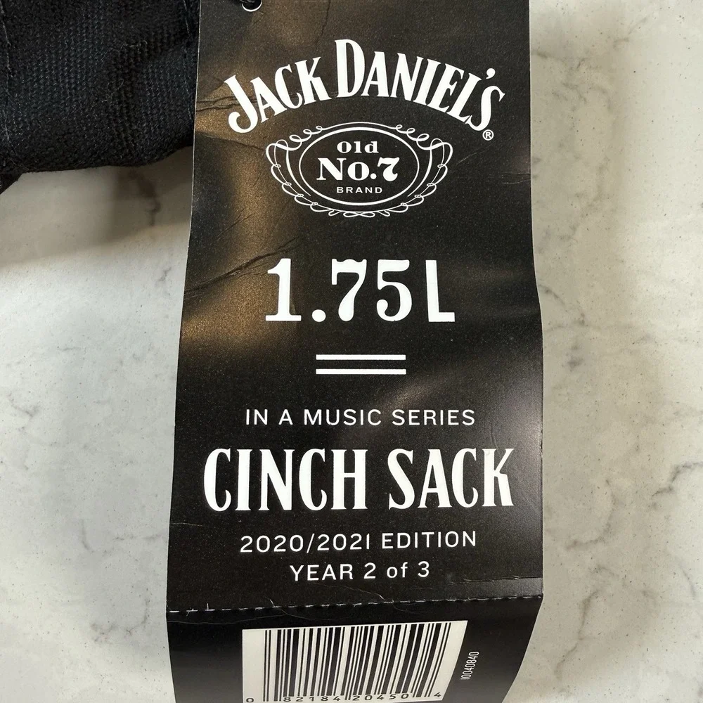 NWT Jack Daniels Sling Travel Bag Sack Cinch Guitar Year 2 2020/2021 Edition
